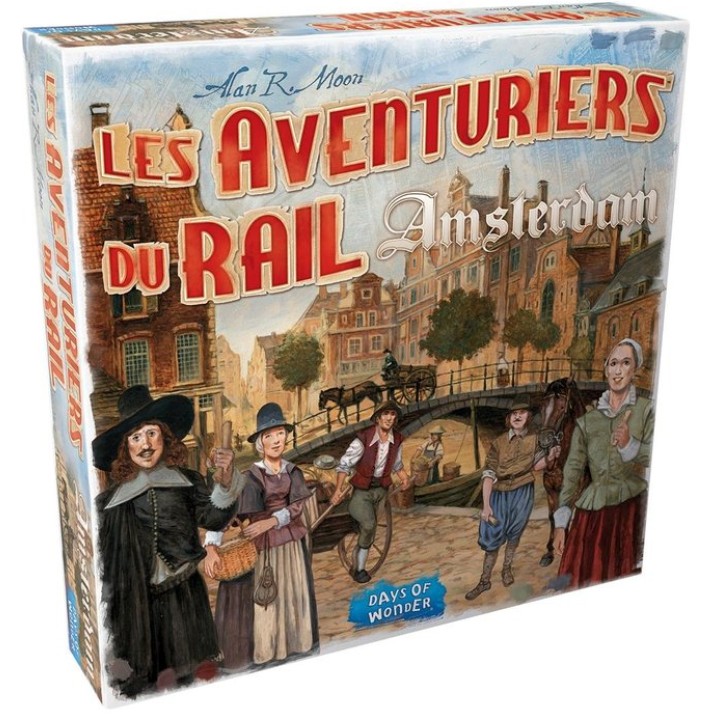 Aventuriers du rails Amsterdam | Jeux et Trolleries | Spécialiste des jeux de société, jeux de cartes et wargames