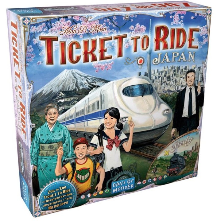 Aventuriers du rail - Italie et Japon (extention) | Jeux et Trolleries | Spécialiste des jeux de société, jeux de cartes et warg