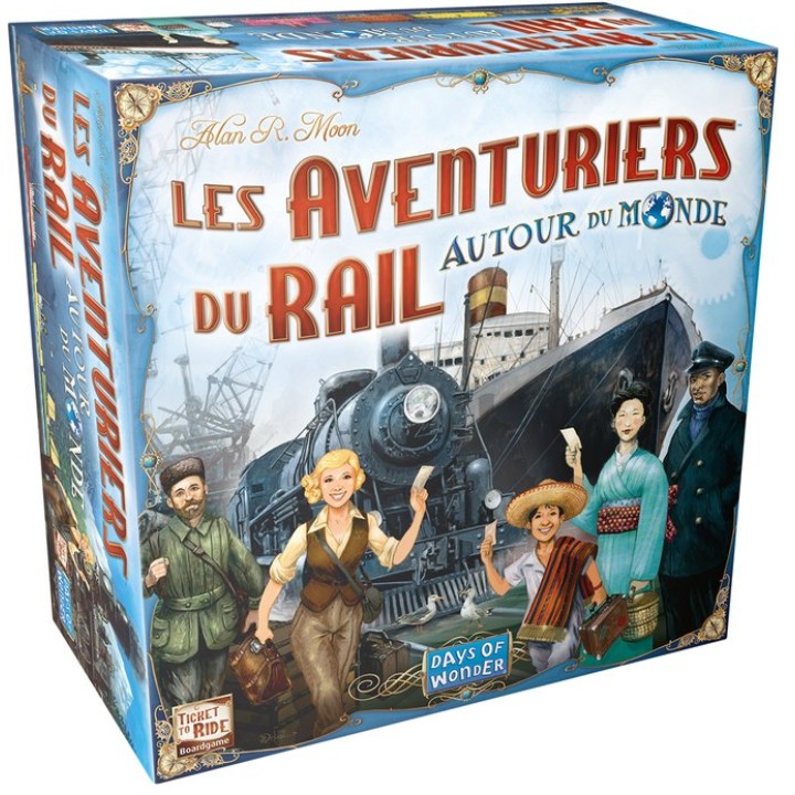 Les Aventuriers du Rail - Autour du Monde | Jeux et Trolleries | Spécialiste des jeux de société, jeux de cartes et wargames