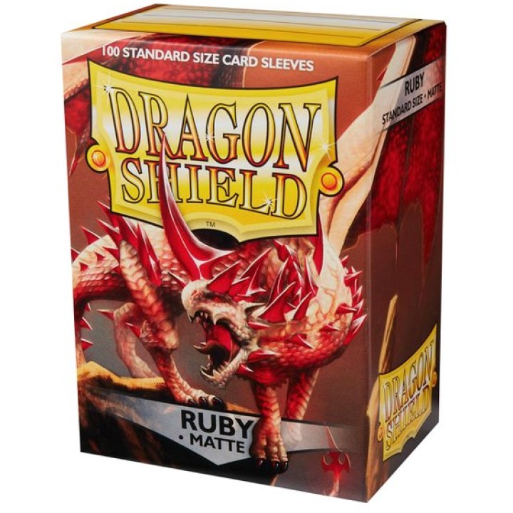 Dragon Shield - Ruby Matte | Jeux et Trolleries | Spécialiste des jeux de société, jeux de cartes et wargames