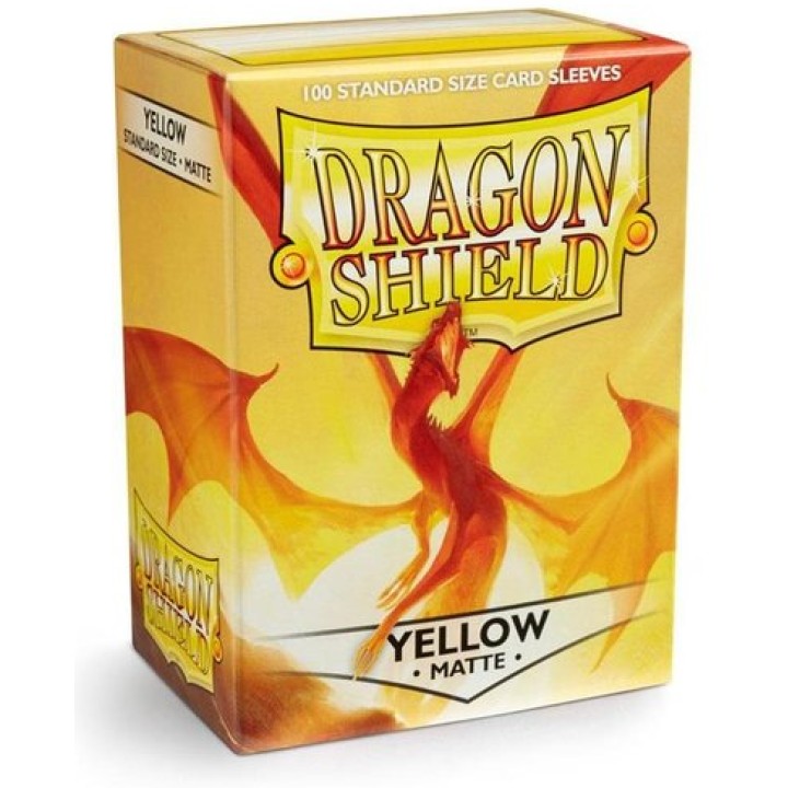 Dragon shield - Yellow matte