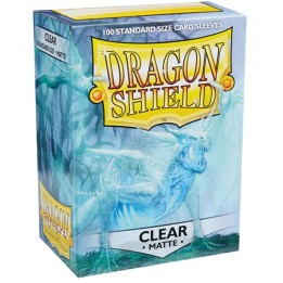 Dragon shield - clear matte | Jeux et Trolleries | Spécialiste des jeux de société, jeux de cartes et wargames