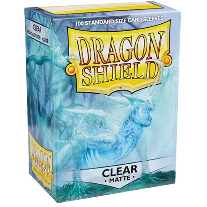 Dragon shield - clear matte | Jeux et Trolleries | Spécialiste des jeux de société, jeux de cartes et wargames