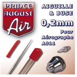 Aiguille & buse 0.2mm pour aérographe A011 | Jeux et Trolleries | Spécialiste des jeux de société, jeux de cartes et wargames