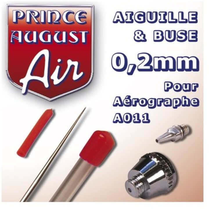 Aiguille & buse 0.2mm pour aérographe A011 | Jeux et Trolleries | Spécialiste des jeux de société, jeux de cartes et wargames