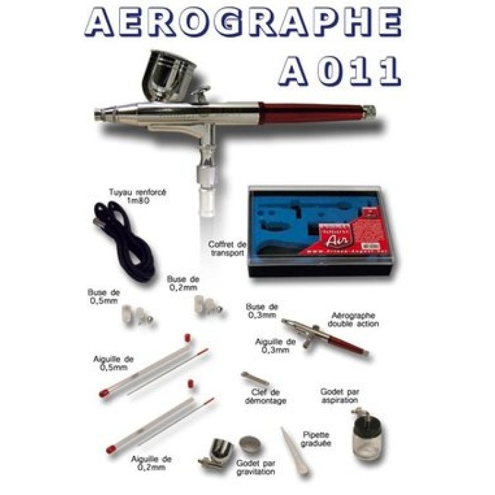 Coffret Aérographe - A011 | Jeux et Trolleries | Spécialiste des jeux de société, jeux de cartes et wargames