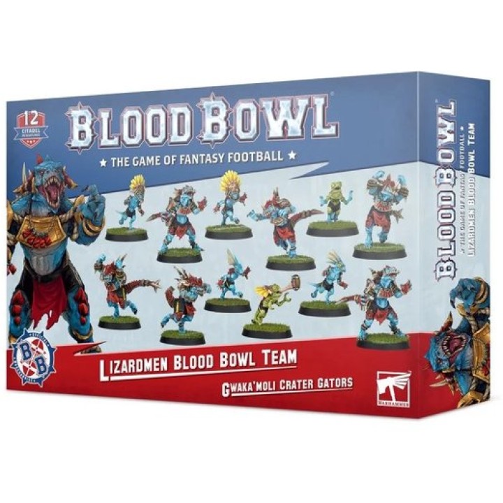 Équipe de Blood Bowl d'Hommes-lézards: Gwaka'moli Crater Gators | Jeux et Trolleries | Spécialiste des jeux de société, jeux de 