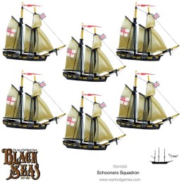 Black Seas Schooners squadron | Jeux et Trolleries | Spécialiste des jeux de société, jeux de cartes et wargames