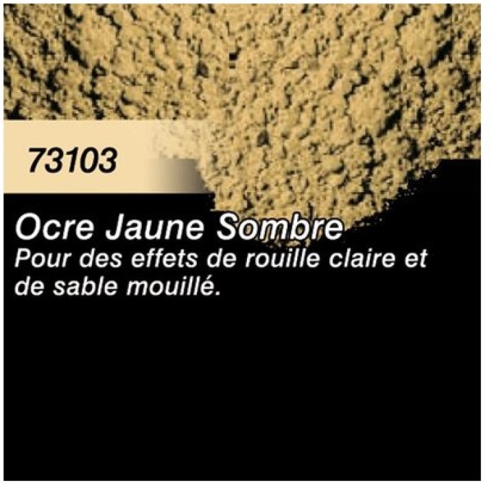 Pigment Ocre Jaune Sombre | Jeux et Trolleries | Spécialiste des jeux de société, jeux de cartes et wargames