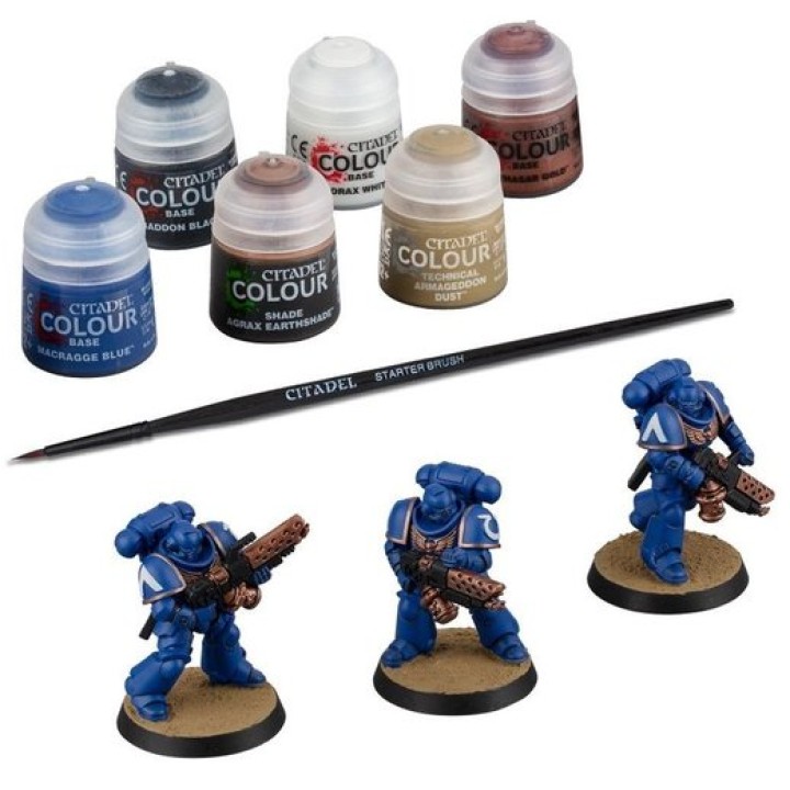 SPACE MARINES: MARINES INFERNUS + SET DE PEINTURE | Jeux et Trolleries | Spécialiste des jeux de société, jeux de cartes et warg