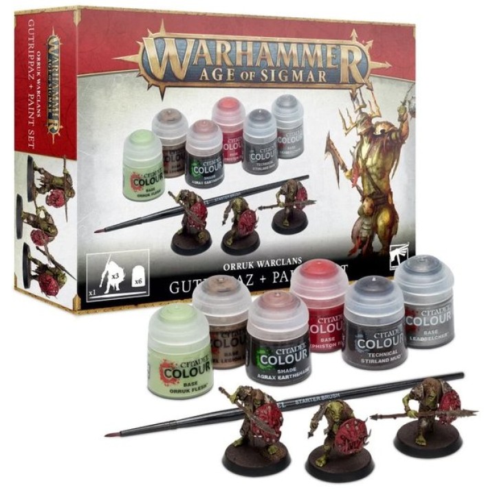 Éventreurs des Clans Guerriers Orruks + Set de Peinture | Jeux et Trolleries | Spécialiste des jeux de société, jeux de cartes e