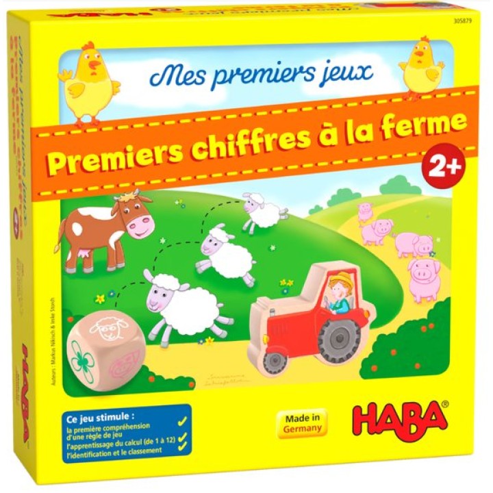 Mes premiers jeux - Premier chiffres à la ferme | Jeux et Trolleries | Spécialiste des jeux de société, jeux de cartes et wargam