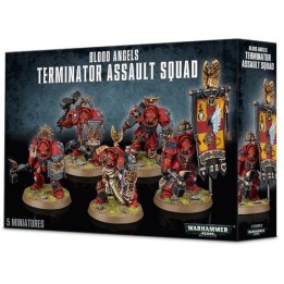Blood Angels Terminator Assault Squad | Jeux et Trolleries | Spécialiste des jeux de société, jeux de cartes et wargames