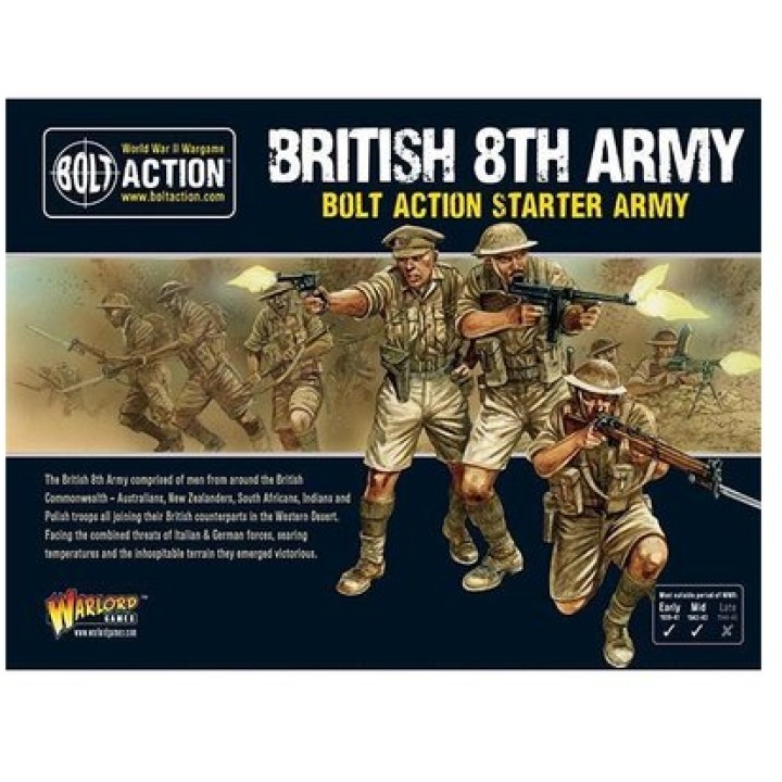 British 8th Army Starter | Jeux et Trolleries | Spécialiste des jeux de société, jeux de cartes et wargames