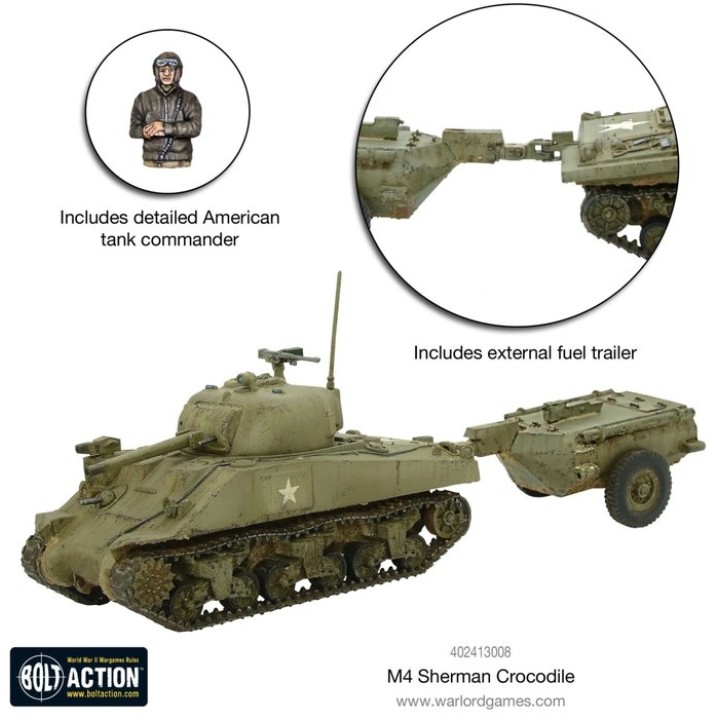 M4 Sherman crocodile | Jeux et Trolleries | Spécialiste des jeux de société, jeux de cartes et wargames