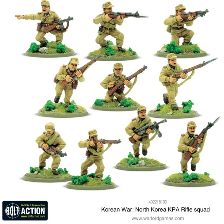 North Korean KPA rifle squad | Jeux et Trolleries | Spécialiste des jeux de société, jeux de cartes et wargames
