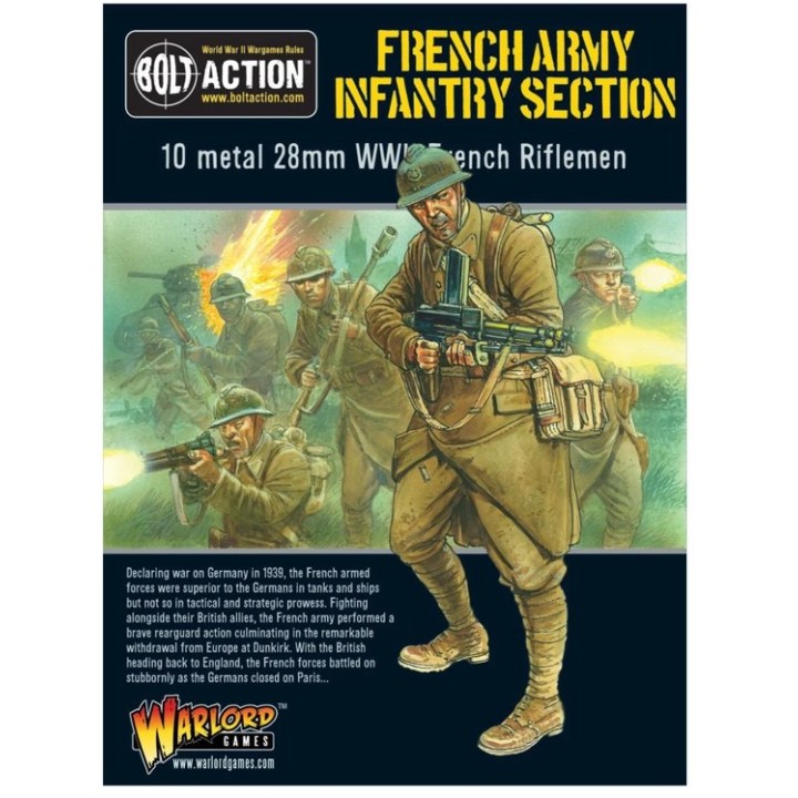 French Army infantry section | Jeux et Trolleries | Spécialiste des jeux de société, jeux de cartes et wargames