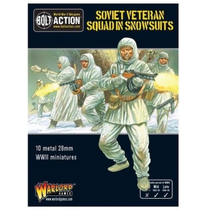 Soviet Veteran Squad in Snowsuits | Jeux et Trolleries | Spécialiste des jeux de société, jeux de cartes et wargames
