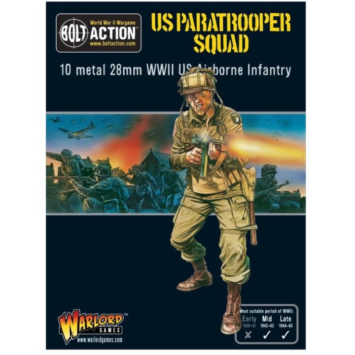 US Paratrooper squad | Jeux et Trolleries | Spécialiste des jeux de société, jeux de cartes et wargames