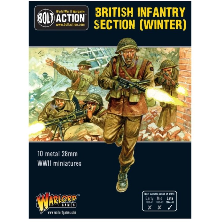 British Infantry Section (Winter) | Jeux et Trolleries | Spécialiste des jeux de société, jeux de cartes et wargames