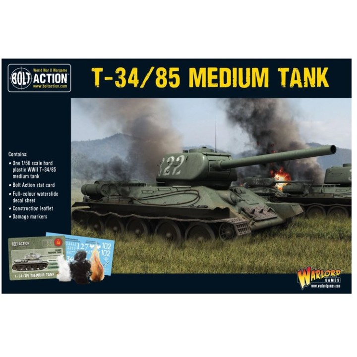 T34/85 Medium Tank | Jeux et Trolleries | Spécialiste des jeux de société, jeux de cartes et wargames