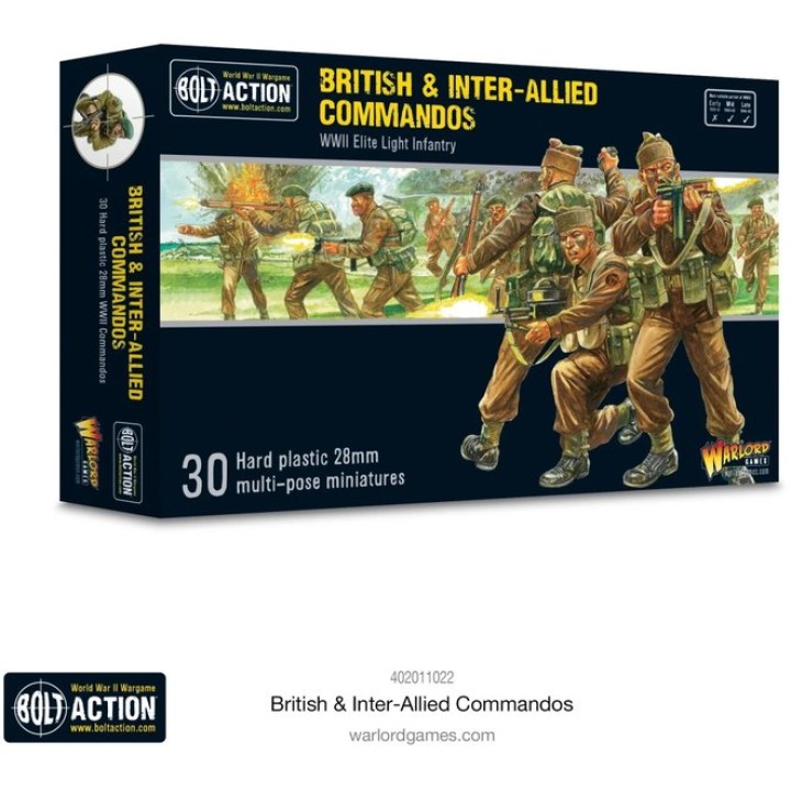 British et inter allied commandos | Jeux et Trolleries | Spécialiste des jeux de société, jeux de cartes et wargames
