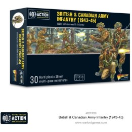 British & Canadian Army infantry | Jeux et Trolleries | Spécialiste des jeux de société, jeux de cartes et wargames