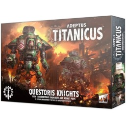Adeptus Titanicus: Questoris Knights avec gantelets Thunderstrike et nacelles de roquettes | Jeux et Trolleries | Spécialiste de