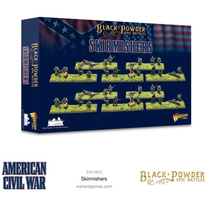 Black powder Epic battles: ACW Skirmishers | Jeux et Trolleries | Spécialiste des jeux de société, jeux de cartes et wargames