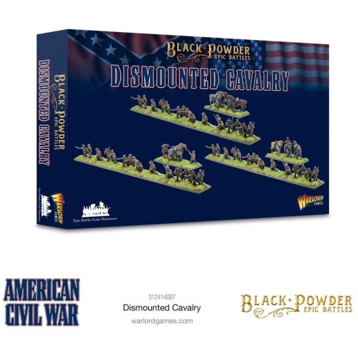 Black Powder Epic battles: ACW dismounted cavalry | Jeux et Trolleries | Spécialiste des jeux de société, jeux de cartes et warg
