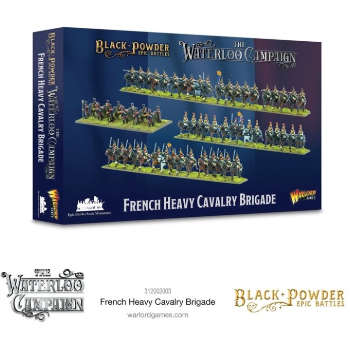 The Waterloo campaign - French heavy cavalry brigade | Jeux et Trolleries | Spécialiste des jeux de société, jeux de cartes et w