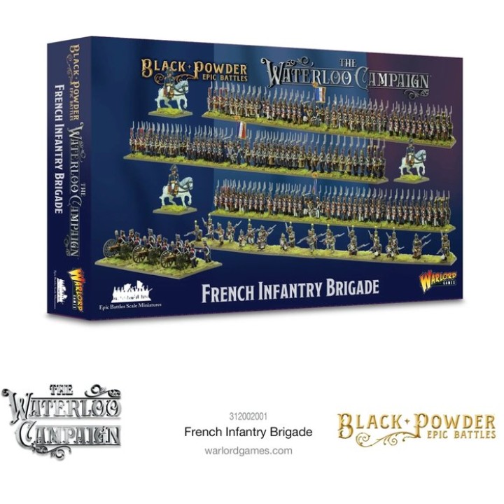 The Waterloo campaign - French infantry brigade | Jeux et Trolleries | Spécialiste des jeux de société, jeux de cartes et wargam