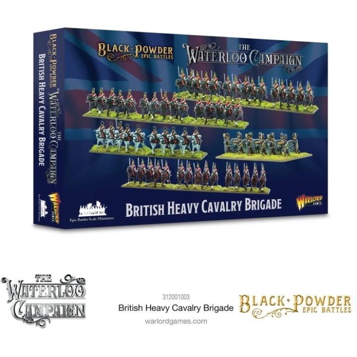 The Waterloo campaign - British heavy cavalry brigade | Jeux et Trolleries | Spécialiste des jeux de société, jeux de cartes et 
