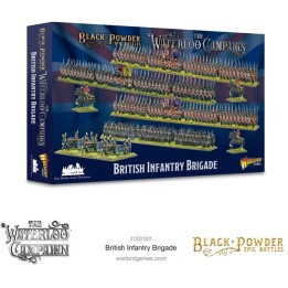 The Waterloo campaign - British infantry brigade | Jeux et Trolleries | Spécialiste des jeux de société, jeux de cartes et warga