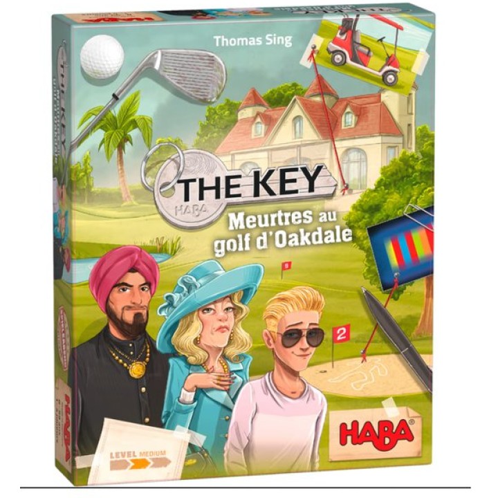 The Key - Meurtres au golf d'Oakdale | Jeux et Trolleries | Spécialiste des jeux de société, jeux de cartes et wargames