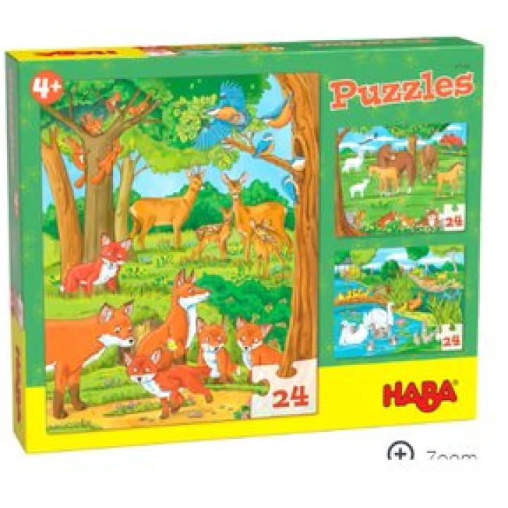 Puzzles Familles d'animaux | Jeux et Trolleries | Spécialiste des jeux de société, jeux de cartes et wargames