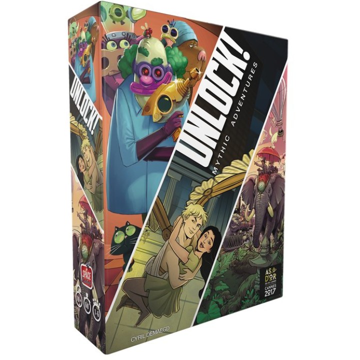 Unlock - Mythic Adventure | Jeux et Trolleries | Spécialiste des jeux de société, jeux de cartes et wargames