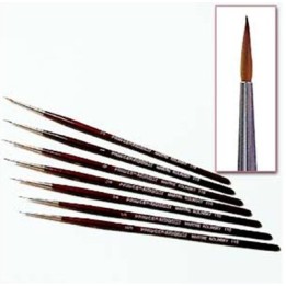 Pinceau martre kolinsky-  110 - taille 2 | Jeux et Trolleries | Spécialiste des jeux de société, jeux de cartes et wargames