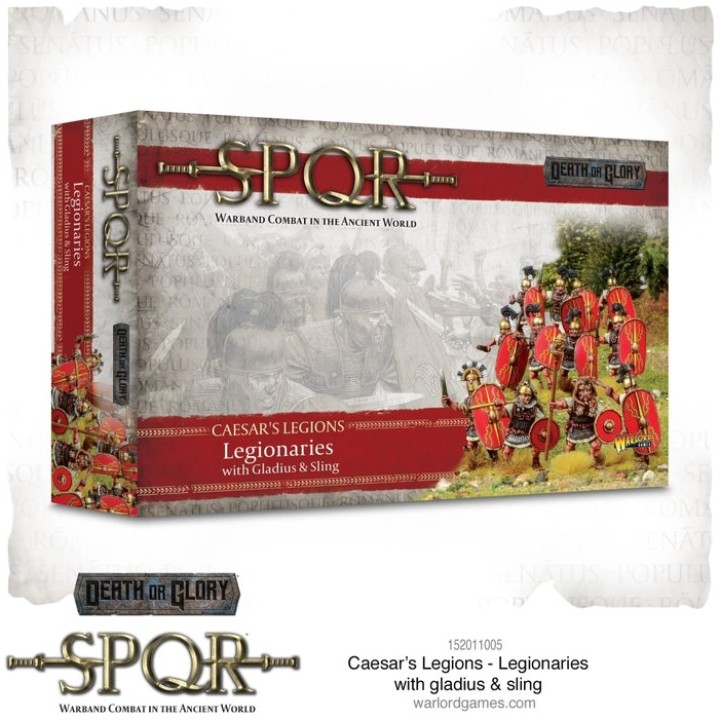 SPQR: Legionaries with gladius & sling | Jeux et Trolleries | Spécialiste des jeux de société, jeux de cartes et wargames