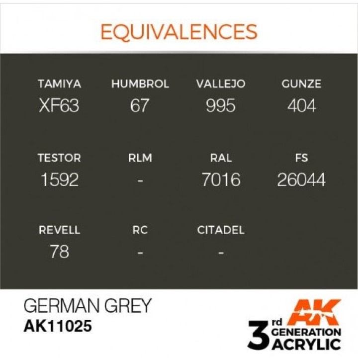 AK11025 - GERMAN GREY – STANDARD