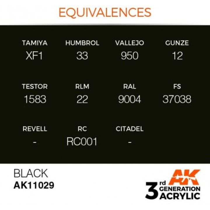 AK11029 - BLACK – INTENSE