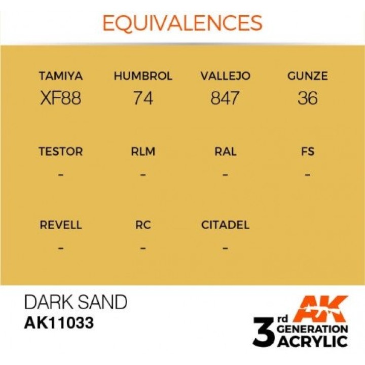 AK11033 - DARK SAND – STANDARD