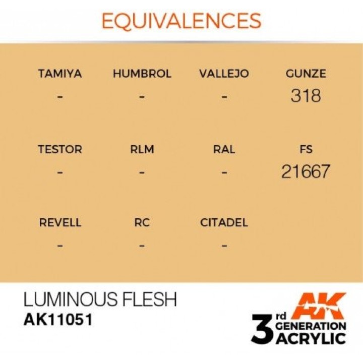 AK11051 - LUMINOUS FLESH – STANDARD
