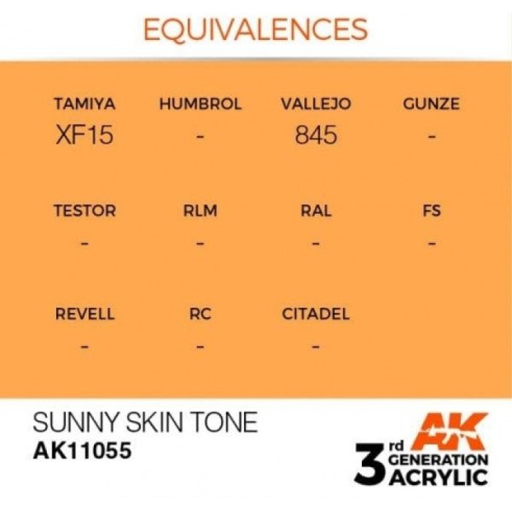 AK11055 - SUNNY SKIN TONE – STANDARD