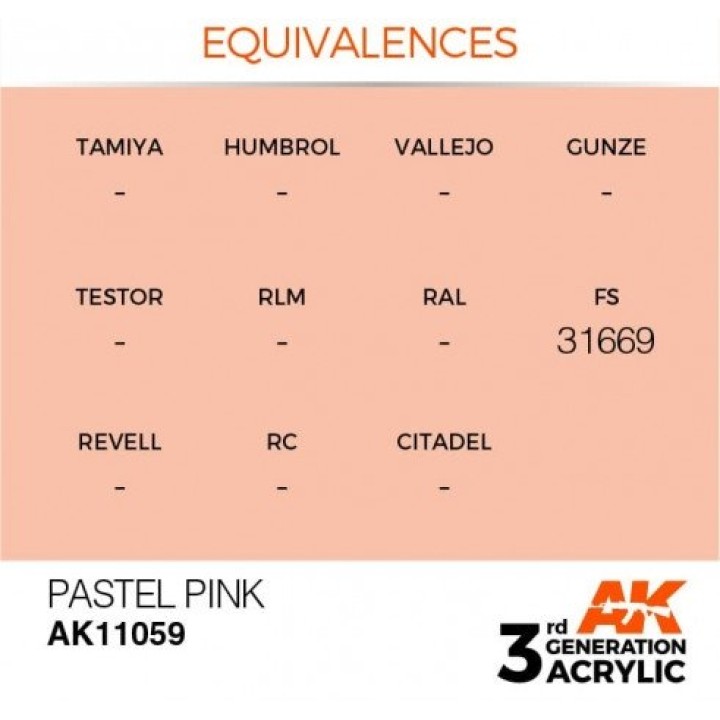 AK11059 - PASTEL PINK – PASTEL