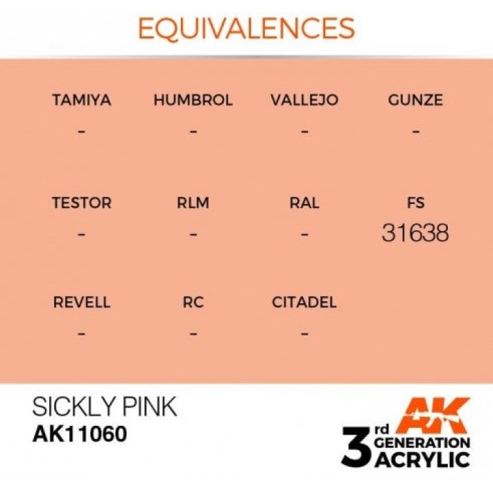 AK11060 - SICKLY PINK – STANDARD