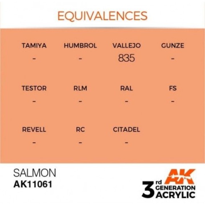 AK11061 - SALMON  – STANDARD