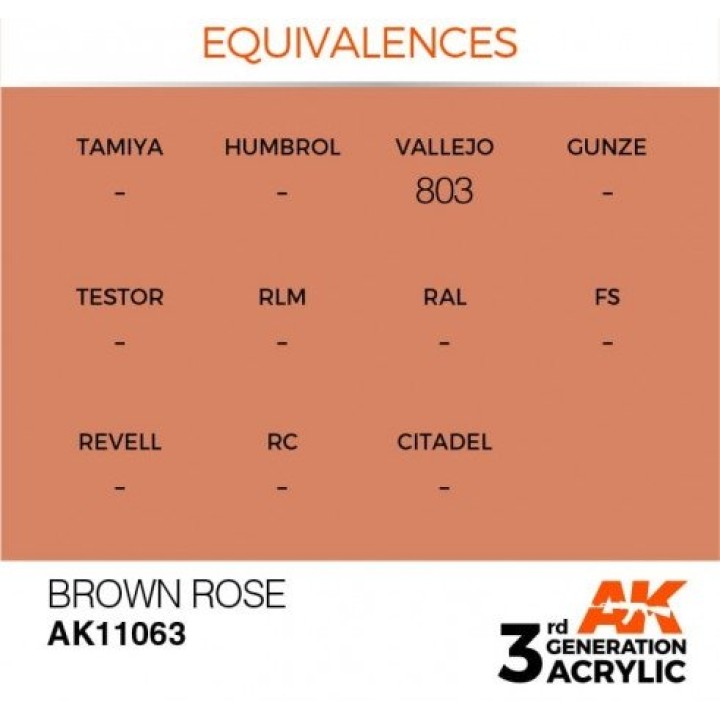 AK11063 - BROWN ROSE – STANDARD