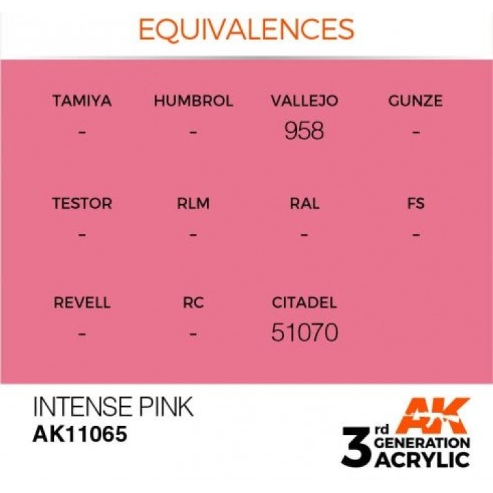 AK11065 - INTENSE PINK – INTENSE