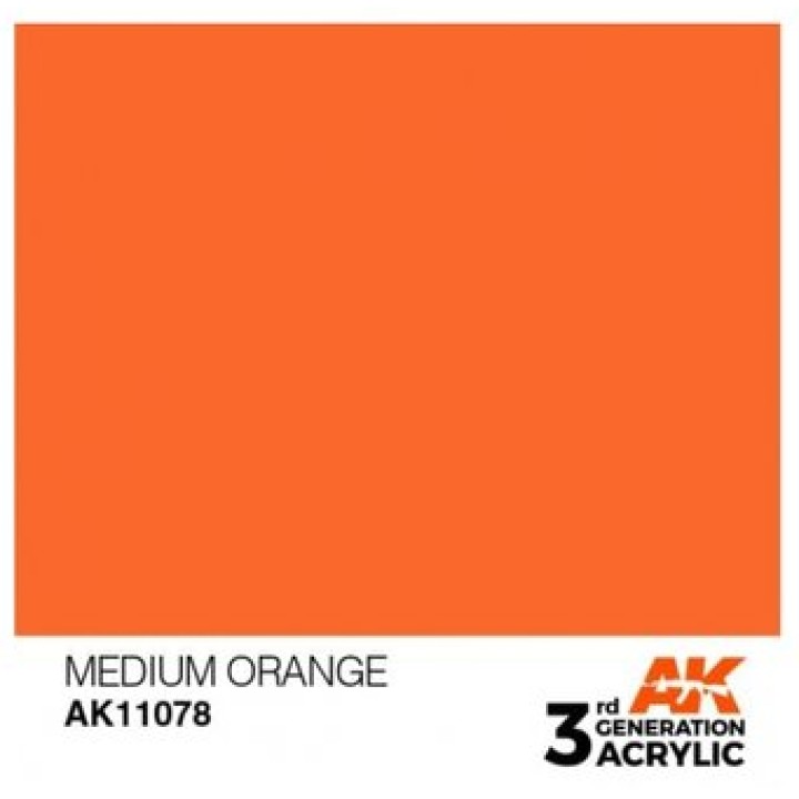 AK11078 - MEDIUM ORANGE – STANDARD